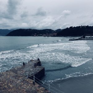 Vista mare della Spiaggia il Lido di Lerici. Location scouting Italia